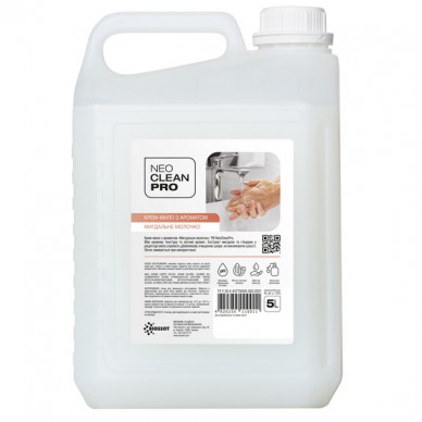 Крем -мило з ароматом ” Мигдальне молочко ” 5л Neo Clean PRO